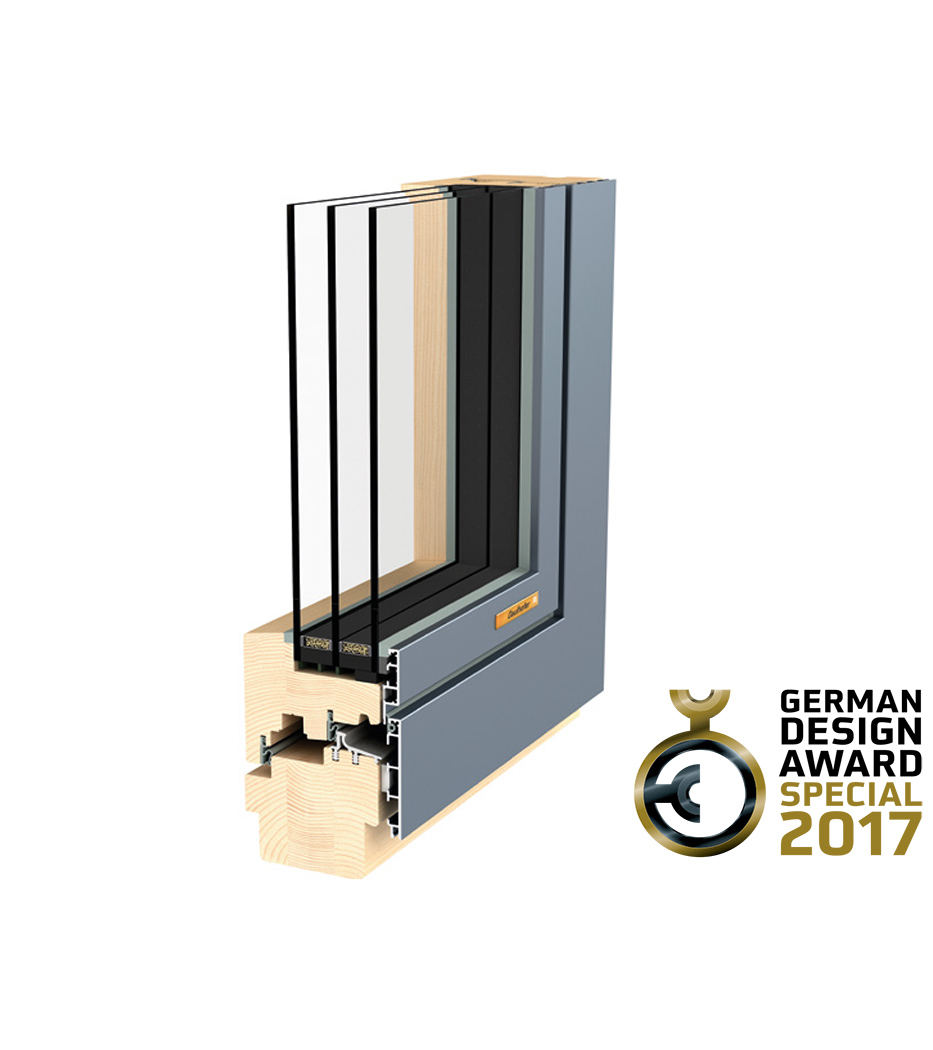 Gaulhofer Fensterbau mit Holz und Aluminium German Design Award Special 2017