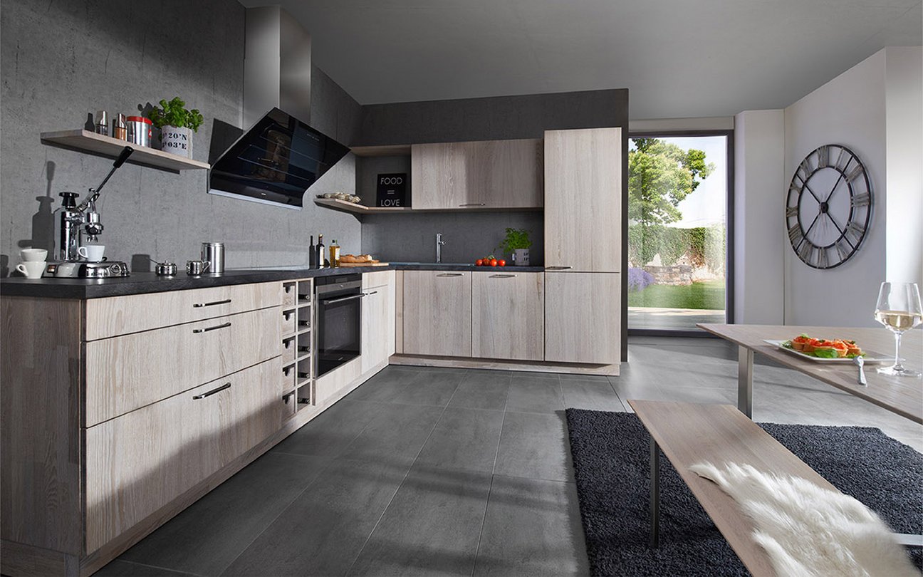 Oster Küche Forma Eiche Edelweiss