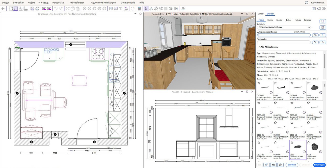 Küchenbau Massanfertigung mit digitaler Küchenplanung 